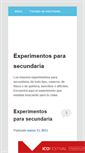 Mobile Screenshot of experimentosparasecundaria.com